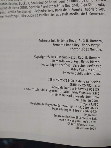 Imagen 8 de 9 de Enciclopedia Temática Del Perú El Comercio 16 Tomos Completa