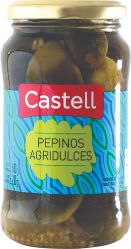 Pepinitos Agridulces Castell X220g Fv Mayorista