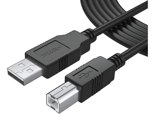 Pwr+ 7.6 Metros Cable Usb 2.0 Tipo A A Cable De Tipo B Alta 