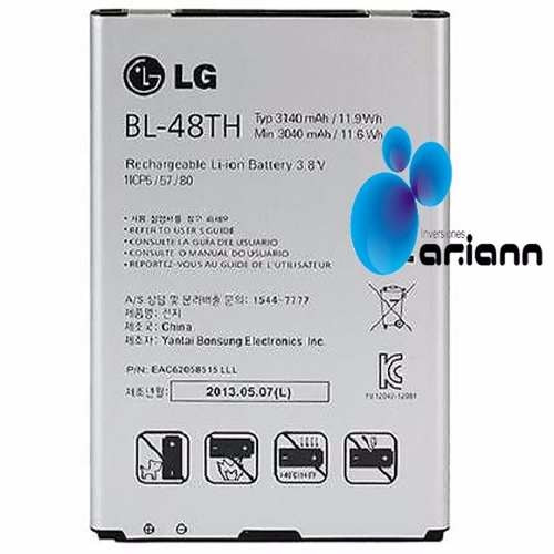 Bateria LG Optimus G Pro Bl-48th E988 E980 D868 E940 F240