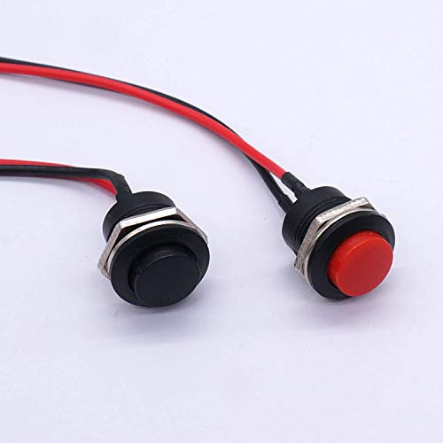 10pcs 16mm Momentary Push Button Switch Spst Ac250v/3a ...