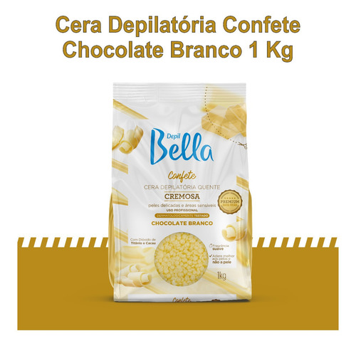 Kit Ceras Depilatória Confete Chocolate Branco + Pitaya 2kg