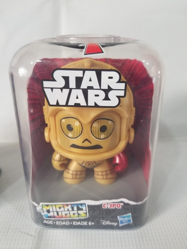 2 Figuras Migthy Mugss C-3po, Y Maz Kanata Exhibidos (Usado)