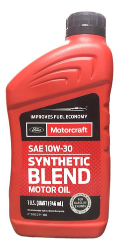 Ass--10w30 Aceite Sintetico 10w30 Motorcraft, Para Honda