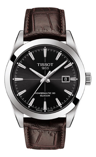 Tissot Mens Gentleman Auto Reloj De Vestir De Acero Inoxida.