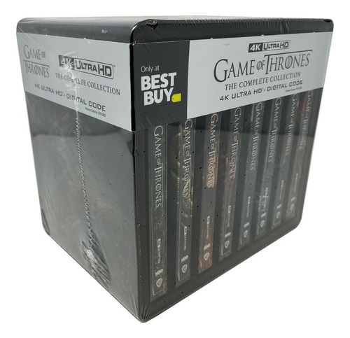 Game Of Thrones Steelbook Temporada 1 - 8 Boxset 4k Ultra Hd