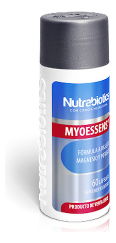 Myoessens Nutrabiotics Frasco X 60 Cápsulas