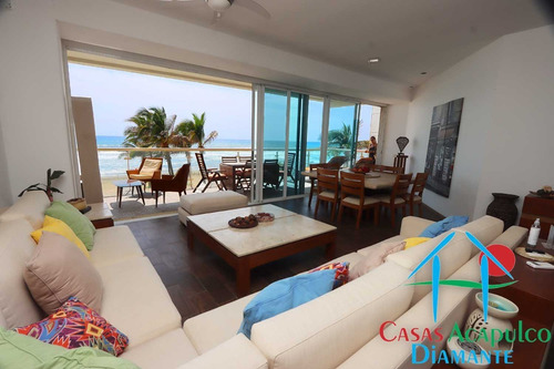 Imagen 6 de 30 de Cad Ocean Front 201. Depa De Playa Con Terraza Y Vista Al Mar