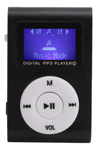 Mini Clip Metal Mp3 Player Con Pantalla Lcd + Micro / Tf Ran