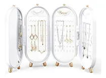 Comprar Alhajero Joyero Organizador De Joyas Accesorios Con Espejo 