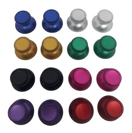 Imagen 1 de 9 de Par De Joysticks Metalizados Para Control De Ps4 Y Xbox