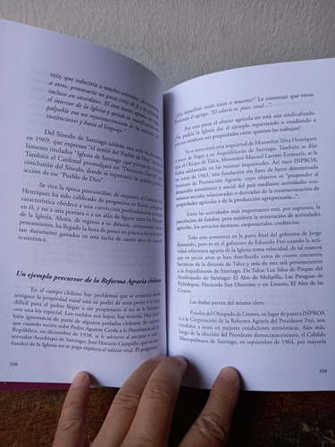 Libro Con La Vida Y Obra Del Cardenal Raúl Silva Henriquez (Usado)