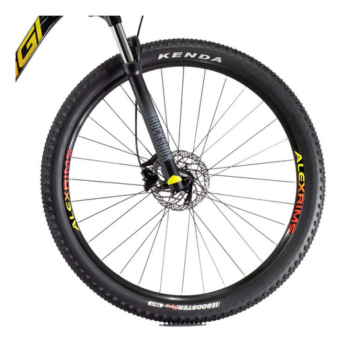 Imagem 4 de 6 de Bicicleta Mtb Oggi 7.2 Deore 11v Aro 29 2022 - Preto Amarelo