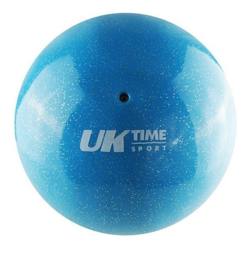 Balón Gimnasia Rítmica Glitter Liso 6  Uktime Celeste