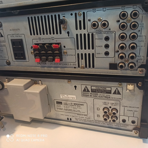 Receiver Sansui Integrated Dc Servo A-m900 + Tuner+tape