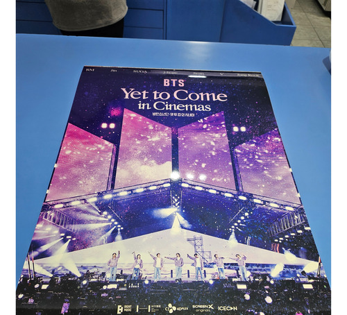 Poster De Bts El Grupo Coreano En Concierto