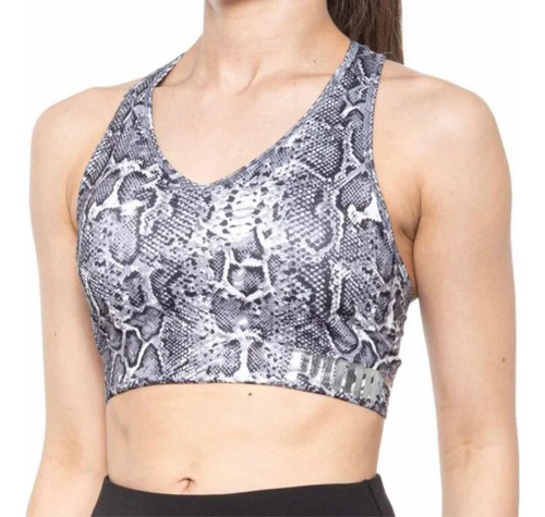 Imagen 1 de 6 de Top Deportivo Puma Original De Mujer Con Relleno, Yoga, Gym