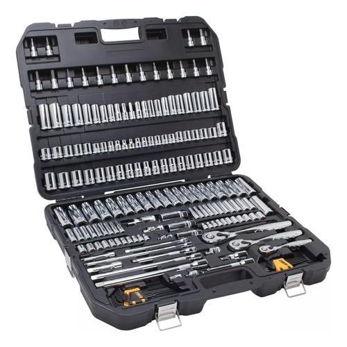 Caja De Herramientas Dewalt 192 Pc Dados, Raches Y Dados