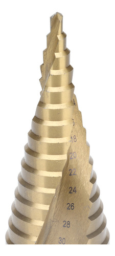 Broca Escalonada Step Bit Fast Change Hss Ti Coated Spiral