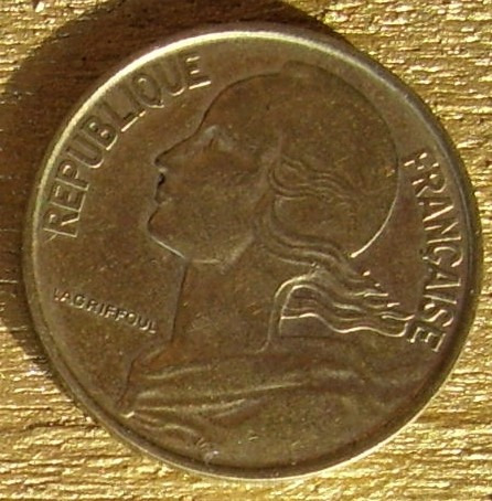 Moneda Francia De 10 Centimos De 1970 Brillante