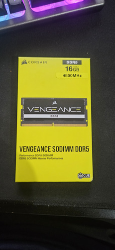 Memória Ram 16gb Ddr5 4800mhz Corsair - Para Notebook