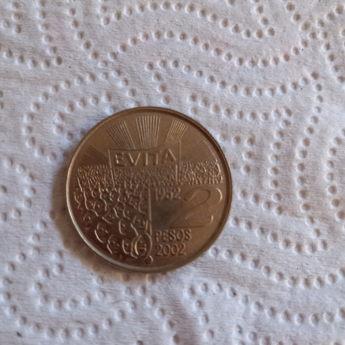 Moneda Antigua Conmemoración A Eva Peron