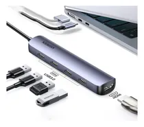 Comprar Hub 5 En 1 Adaptador Tipo-c A 4 Usb 3.0+hdmi Ugreen