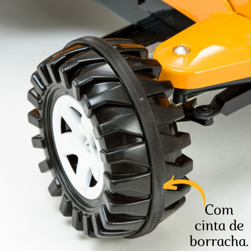 Trator Infantil Elétrico 12v Para Crianças C/ Caçamba Biemme