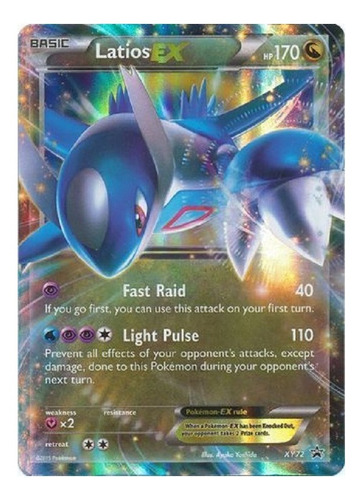 Latios Ex Xy72 Ultra Raro Promo Pokemon Tcg