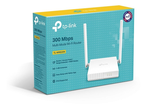 Router Inalámbrico Tp-link Tl-wr820n 2 Puertos Lan 1 Puerto