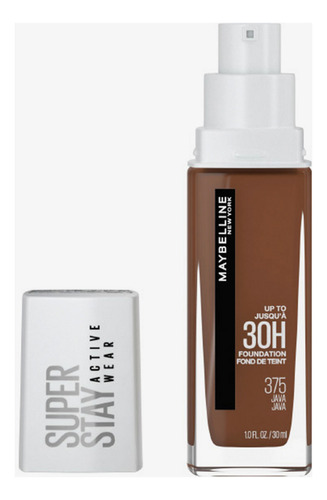 Base de maquiagem líquida Maybelline Super Stay Active Wear Base Líquida Maybelline Superstay Active Wear tom 375 java  -  30mL 30g