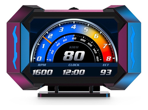 Pantalla Frontal Obd2+gps De Doble Sistema Hud Para Coche De