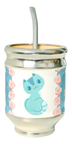 Imagen 4 de 4 de Juegos De Te Café Bandeja Desayuno Termo Gatitos Nordicos