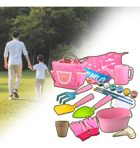 Set De Herramientas De Jardinería Para Niños, 19 Piezas