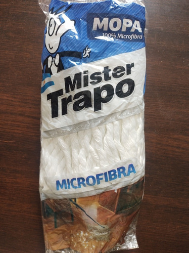 3 Repuesto De Mopa Mopin Universal Microfibra Mister Trapo