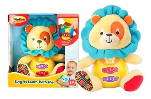 Leon De Peluche Winfun Juego Juguete Bebe Enseña Interactivo