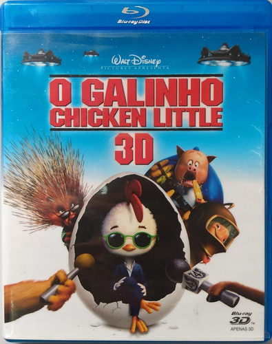 O Galinho Chicken Little Blu-ray 3d