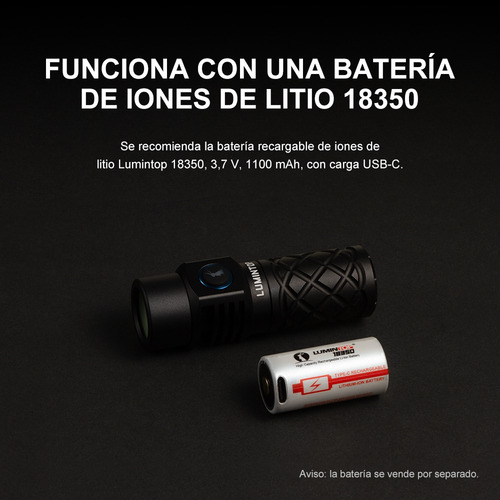Linterna Lumintop Thor Mini Lep, 700 M, Linterna De Largo Al