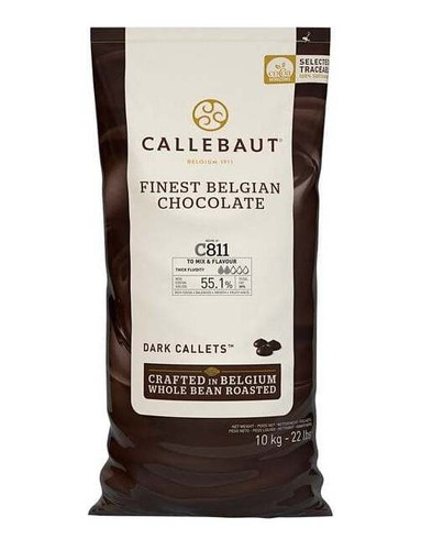 Chocolate Belga P/ Derretir Callebaut Oscuro 10kg