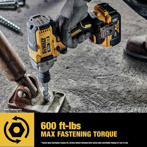 Dewalt Llave De Impacto Inalámbrica Máxima De 20 V, Anillo D