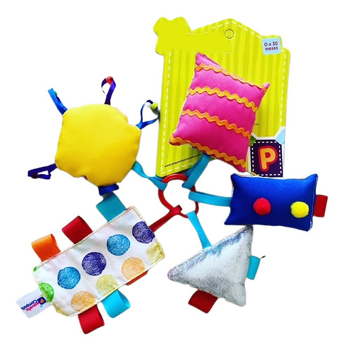 Set Juego Sensorial Texturas Trapito Apego Bebes P.c