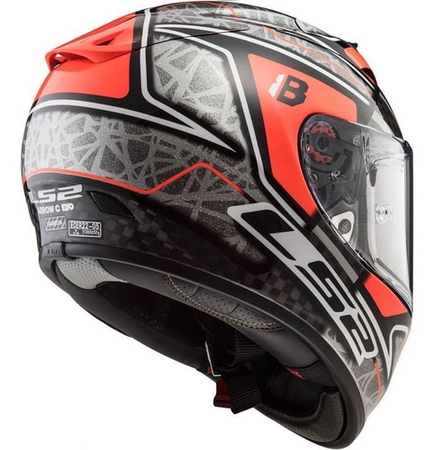 Capacete Ls2 Ff323 Arrow R Hector Barbera Cnz/verm S2r
