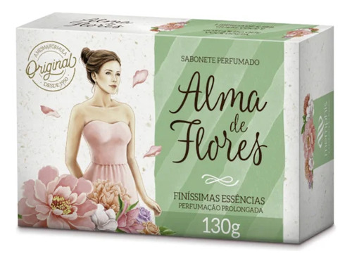 Kit 3 Sabonete Alma De Flores Finíssimas Essências 130g