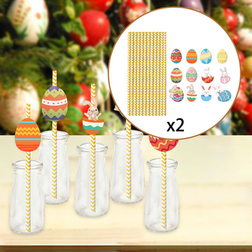 24 Pajitas Decorativas Para Fiestas, Fiestas, Cumpleaños,