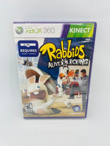 Rabbids Alive E Kicking Kinect Xbox 360 Mídia Física