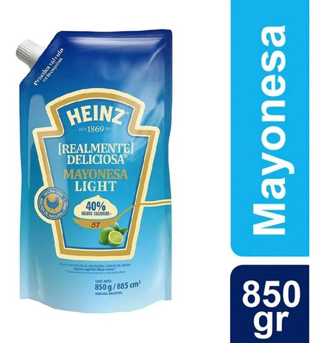 Mayonesa Heinz Light Deli 850 Gramos