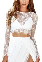 Comprar Remera Blusa Encaje Fina Importada Hermosa