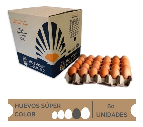 Huevos Super Color 60 Unidades