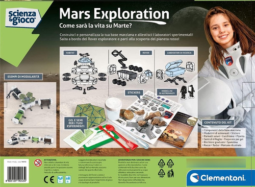 Clementoni Lab-nasa Mars Exploration, Base Espacial - Kit