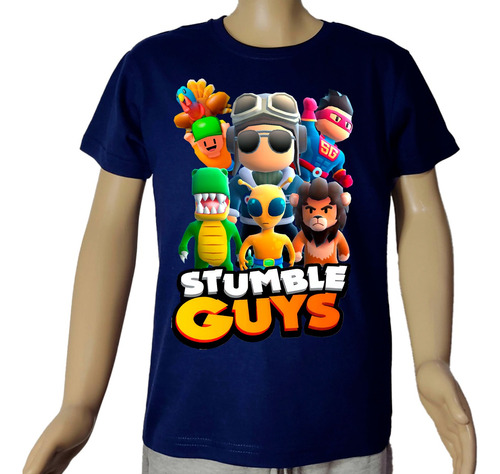 Camiseta Remera Stumble Guys En Dos Bellos Diseños